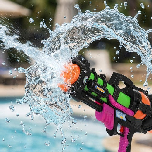 XXL Wasserpistole 60 cm mit 1,25L Tank – Wassergewehr für Kinder Sommer Wasserspaß