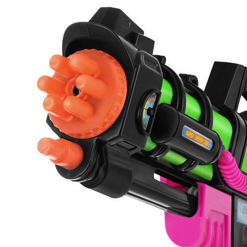 XXL Wasserpistole 60 cm mit 1,25L Tank – Wassergewehr für Kinder Sommer Wasserspaß