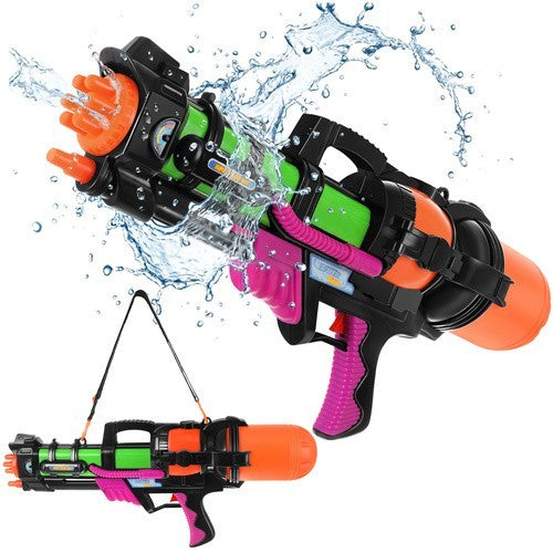 XXL Wasserpistole 60 cm mit 1,25L Tank – Wassergewehr für Kinder Sommer Wasserspaß