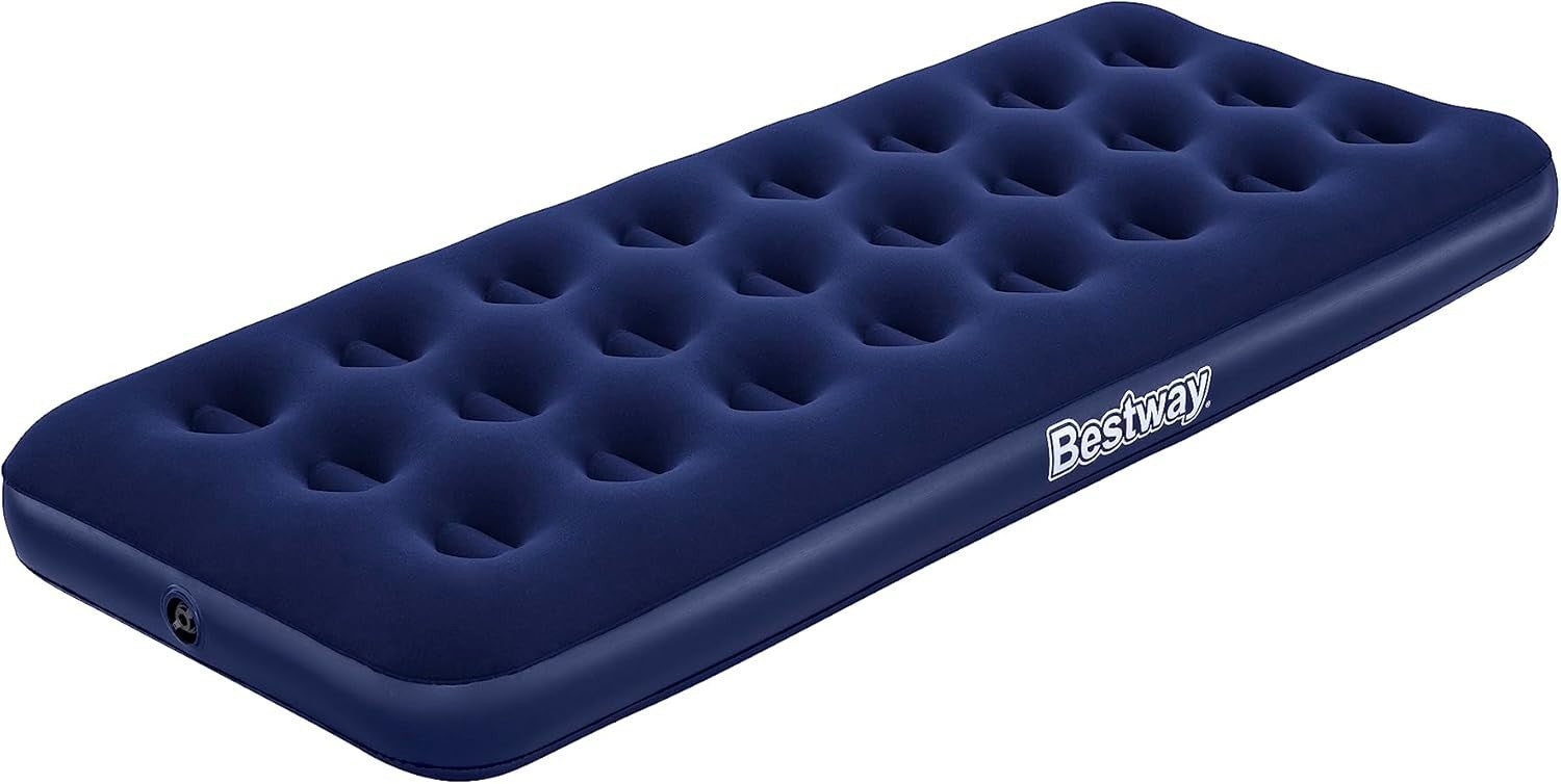 Bestway Luftbett Single 185x76x22cm Luftmatratze Gästebett für Camping & Reisen