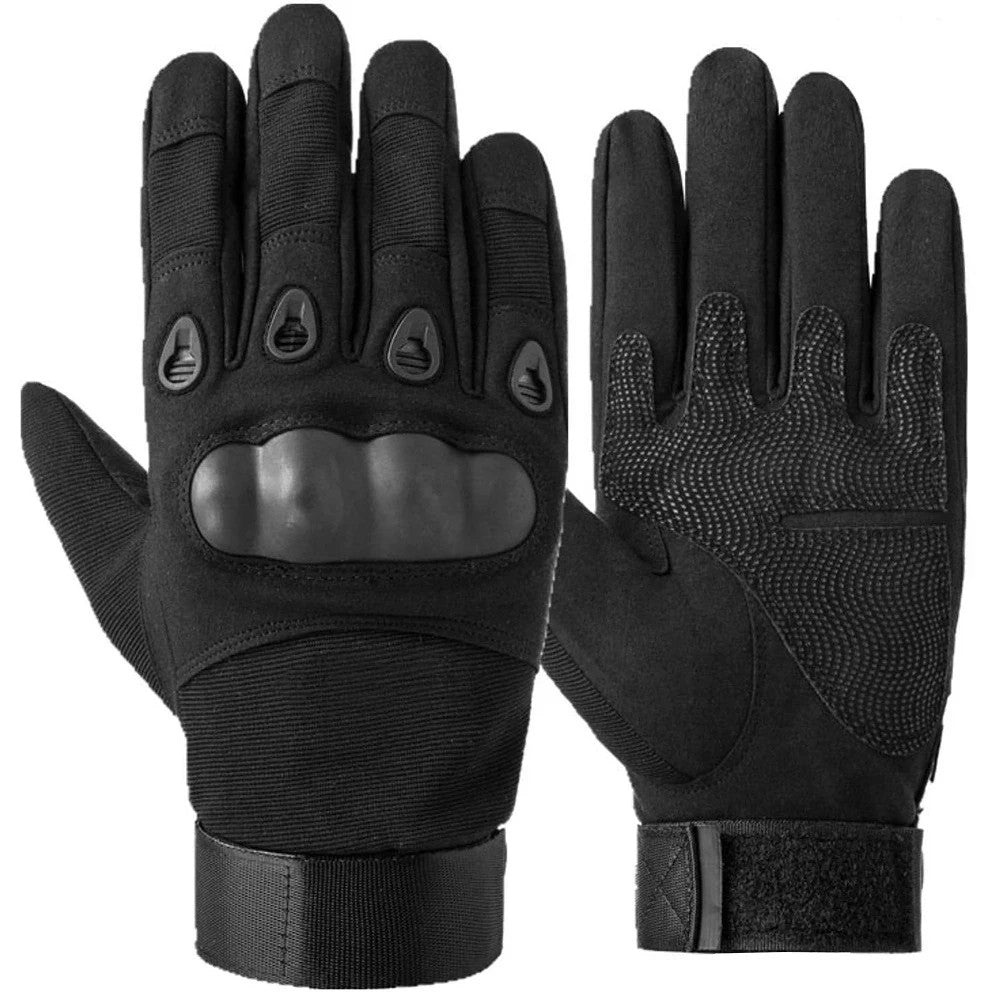 Taktische Handschuhe XL Militärhandschuhe Knöchelschutz Outdoor Schwarz
