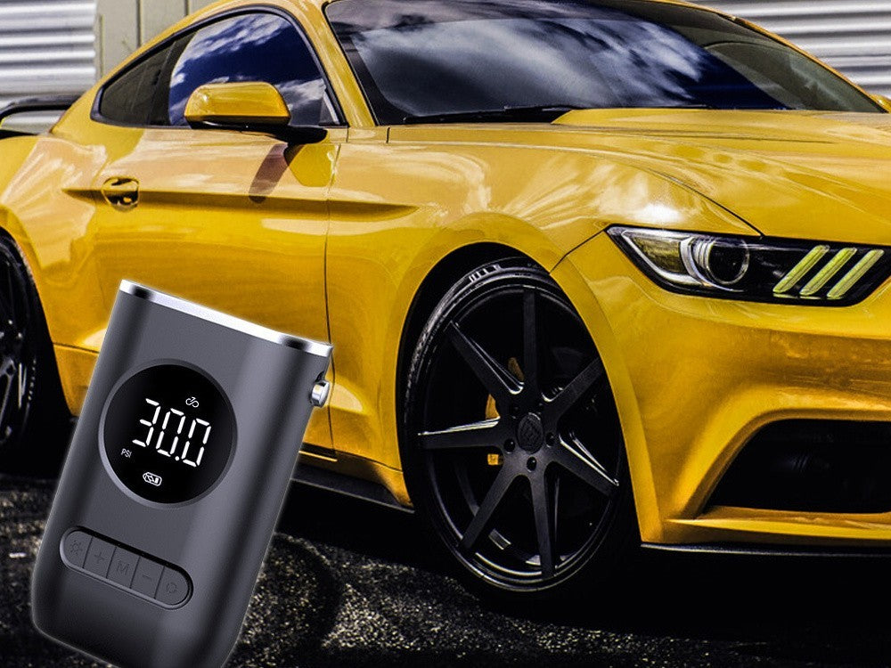 Akku Luftkompressor 10 Bar Elektrische Luftpumpe LCD Auto Fahrrad USB-C