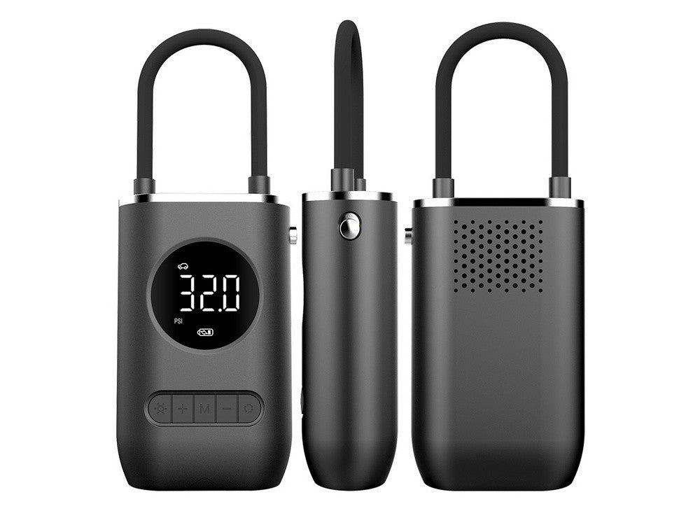 Akku Luftkompressor 10 Bar Elektrische Luftpumpe LCD Auto Fahrrad USB-C