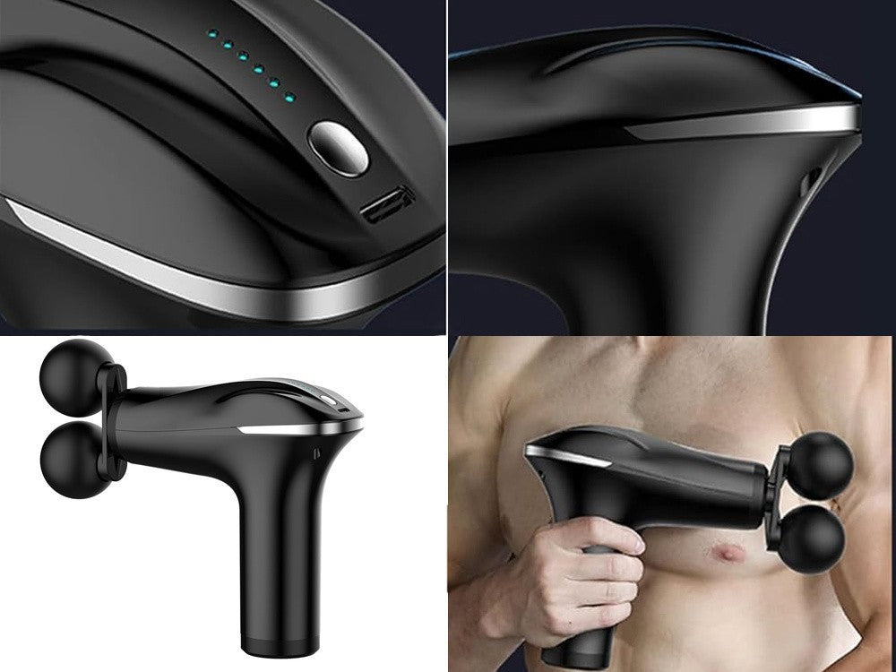 Massage Gun Massagepistole,für Rücken Nacken und Schulter,leises elektrisches