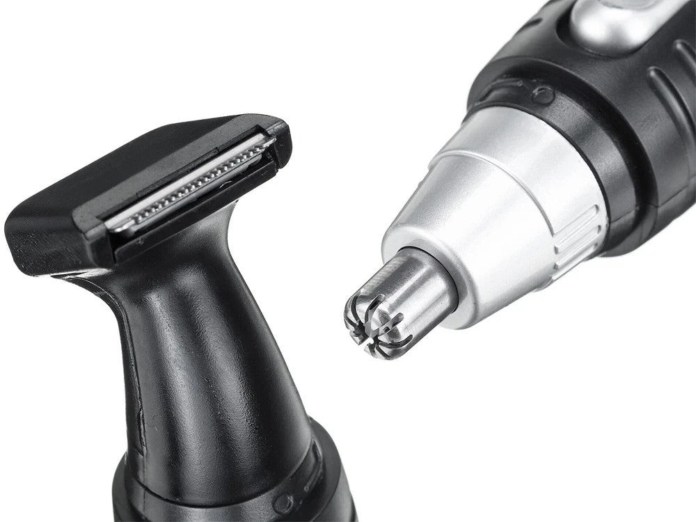 Nasenhaartrimmer & Ohrhaartrimmer mit Barttrimmer Aufsatz – Präziser Trimmer für Gesichtspflege