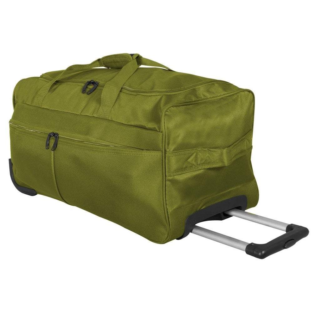 Reisetasche Trolley 70L XL Rollen Reisetrolley Gepäcktasche 65cm Grün