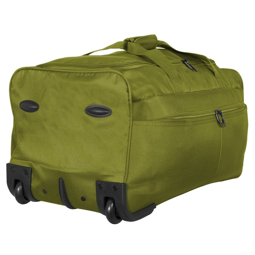 Reisetasche Trolley 70L XL Rollen Reisetrolley Gepäcktasche 65cm Grün