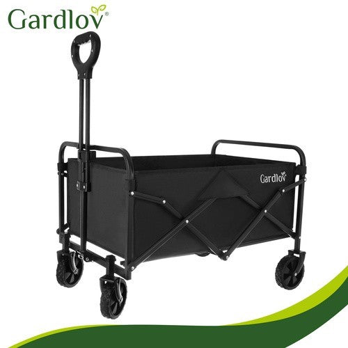 Bollerwagen Faltbar 90L 100kg Gartenwagen Transportwagen Handwagen Camping