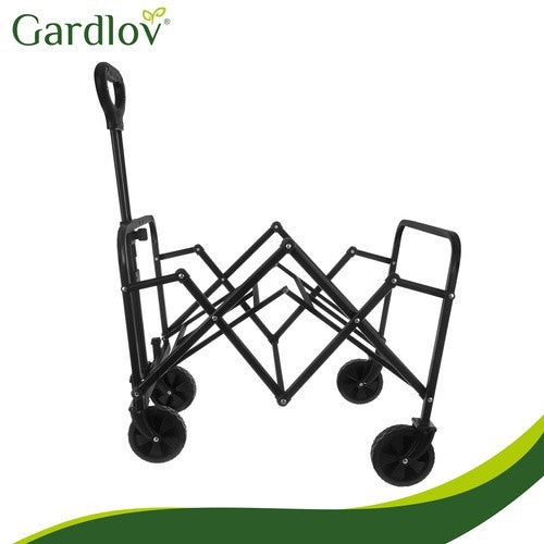 Bollerwagen Faltbar 90L 100kg Gartenwagen Transportwagen Handwagen Camping