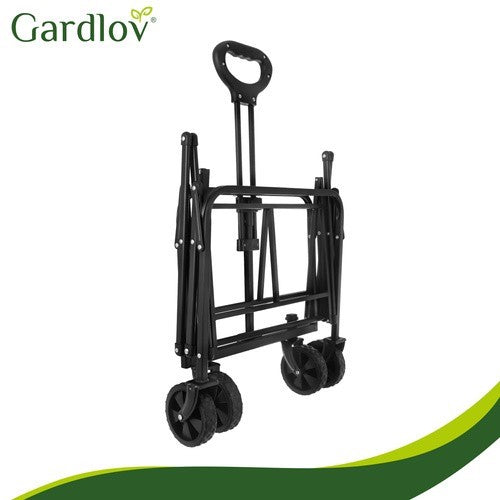 Bollerwagen Faltbar 90L 100kg Gartenwagen Transportwagen Handwagen Camping