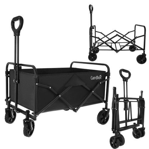 Bollerwagen Faltbar 90L 100kg Gartenwagen Transportwagen Handwagen Camping