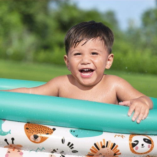 Bestway Kinderpool Planschbecken 102x25cm Aufblasbar Gartenpool Rund 101L