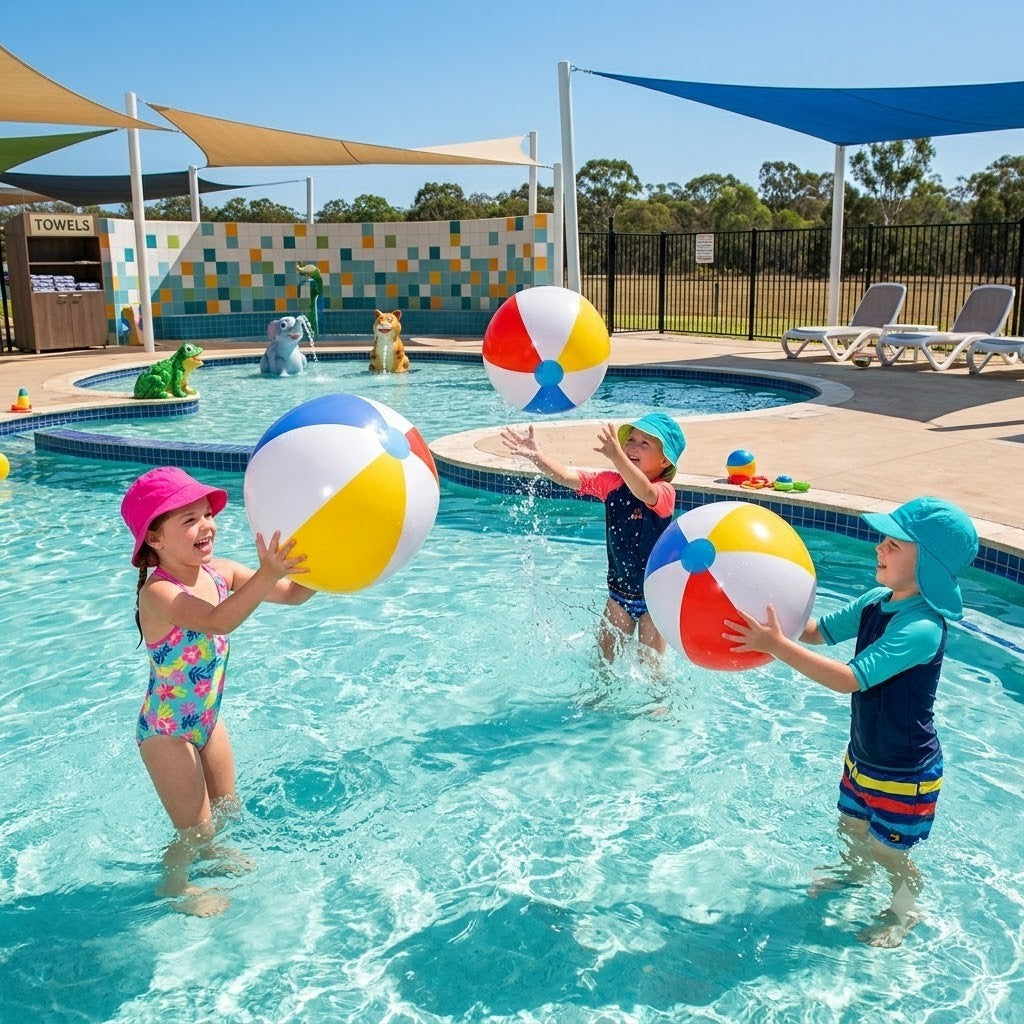 Bestway Wasserball 51cm Aufblasbar Strandball Poolball Beachball Bunt