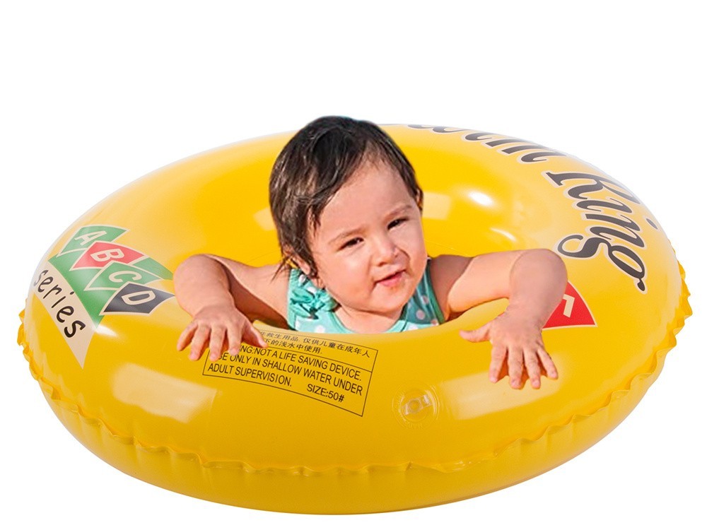 Schwimmring Kinder Aufblasbar 45cm Baby Pool Schwimmhilfe 3-6 Jahre
