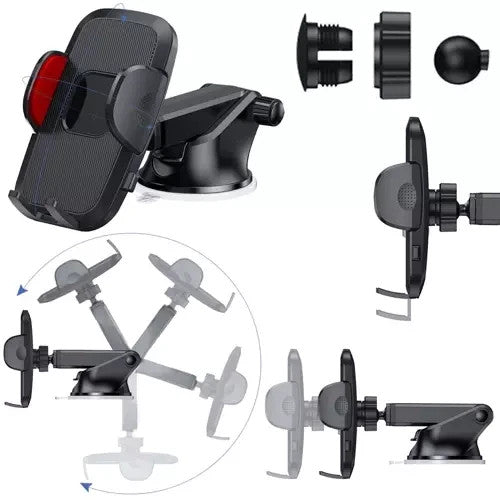 Handyhalter Auto Smartphone Halter Saugnapf 360° KFZ Halterung Universal