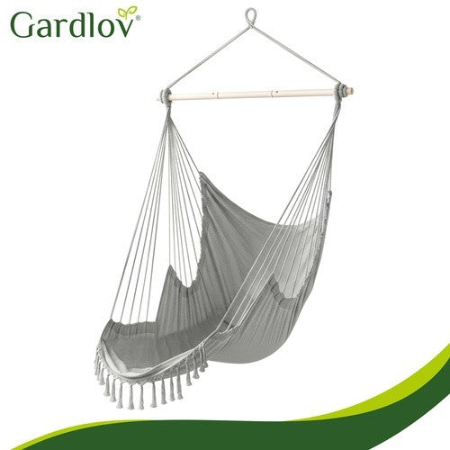 Hängesessel Hängeschaukel Hängestuhl XXL 150kg Garten Balkon mit Kissen