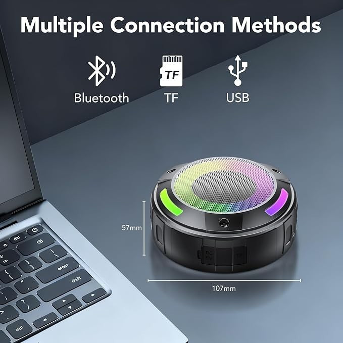 Bluetooth Lautsprecher IP68 Wasserdicht TWS Musikbox 20H Akku
