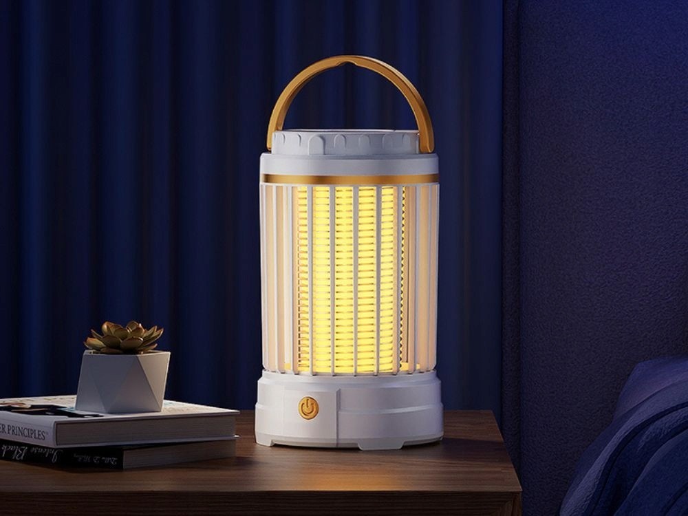 UV Insektenlampe Mückenfalle USB Wiederaufladbar LED Insektenfalle 2 Modi
