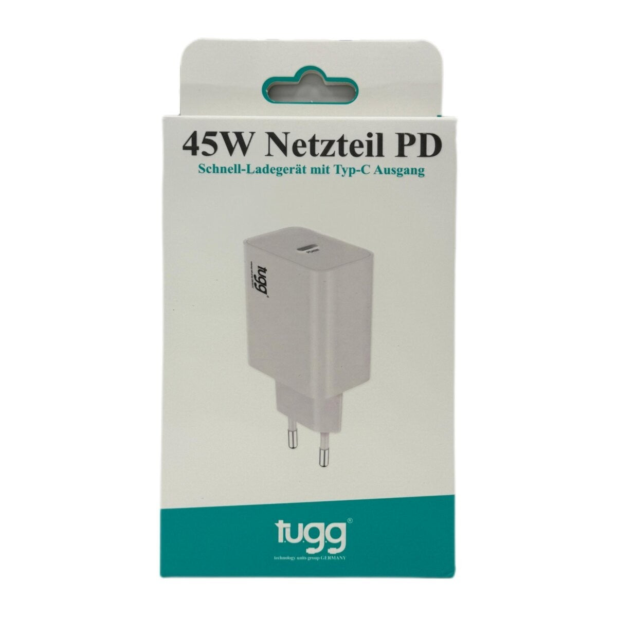 Tugg 45W USB-C PD Netzteil Schnellladegerät Ladeadapter für USB-C Geräte