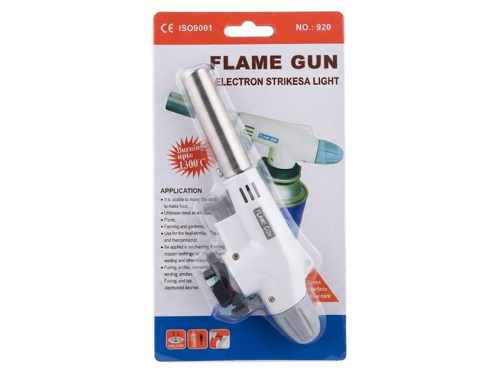 Gasbrenner Camping Gasbrenner mit Piezozünder Flammenregulierung Keramikeinsatz