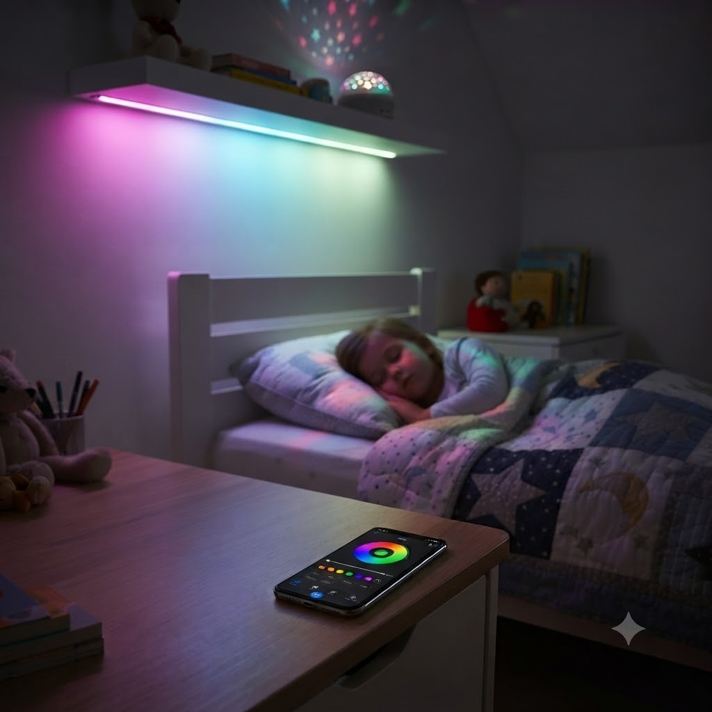 RGB LED Strip 15 m LED Lichtband APP Fernbedienung Musikmodus Timer 450 LEDs