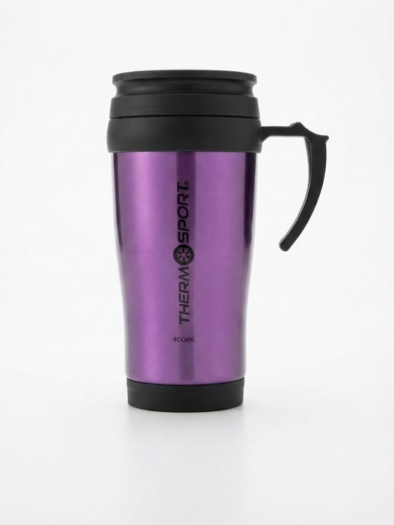 Thermobecher 400ml Kaffeebecher To Go Isolierbecher Edelstahl Reisebecher Auto