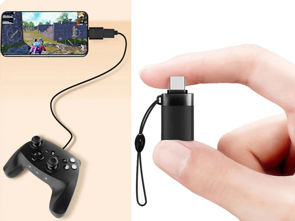 USB-C Adapter 2er Set – USB-C auf USB-A 3.0 & USB-A auf USB-C Konverter für Daten und Laden