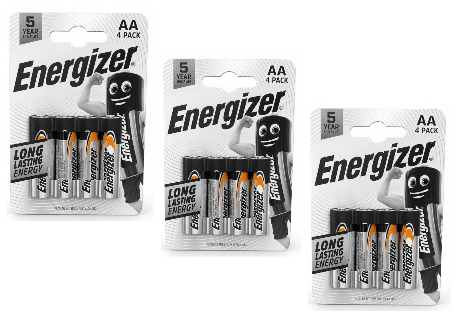 Energizer AA Batterien LR6 1,5V Alkaline Mignon Everyday Batterie
