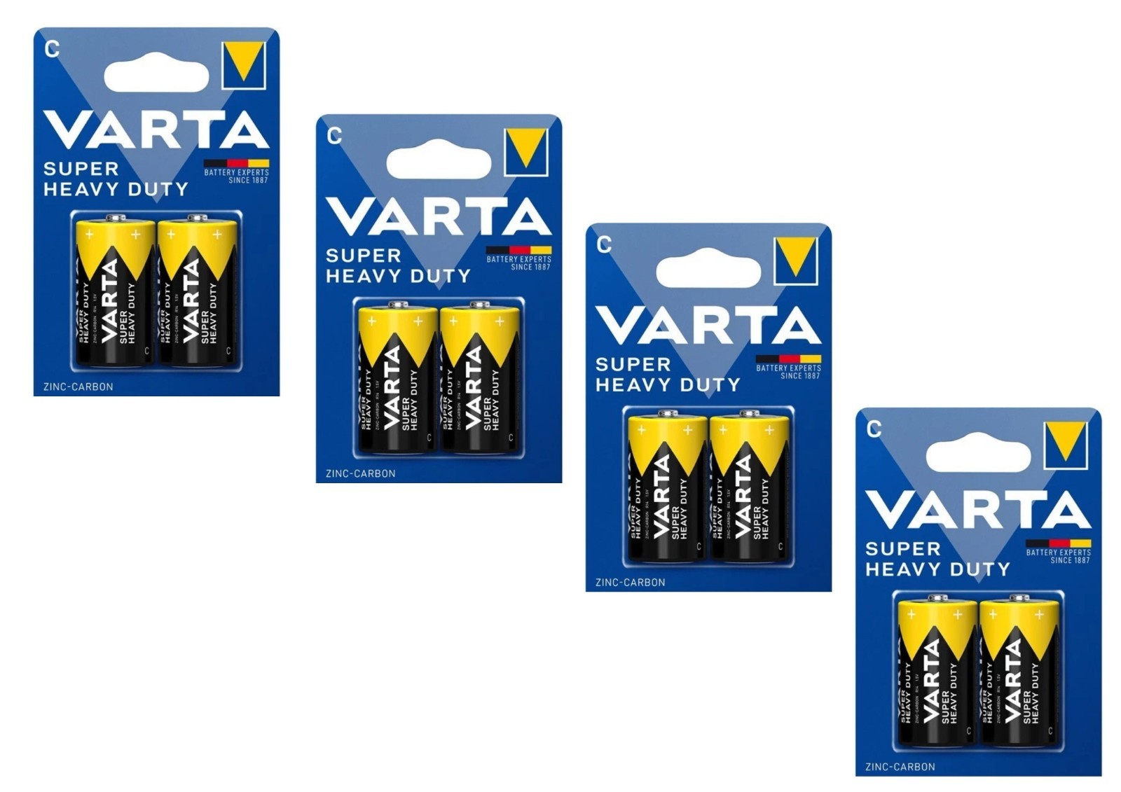 Varta Baby C R14 Batterien 2014 Super Heavy Duty Superlife Zink Kohle 1,5V