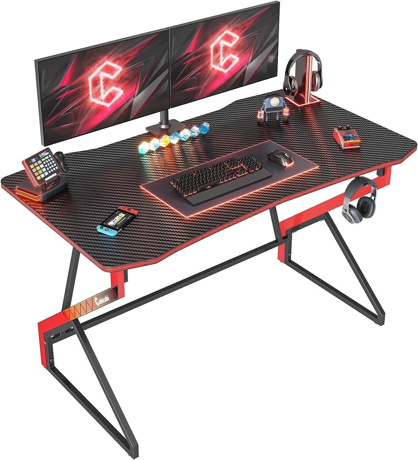 Gaming Desk, 100 x 60 cm Esport Ergonomic Computer Desk