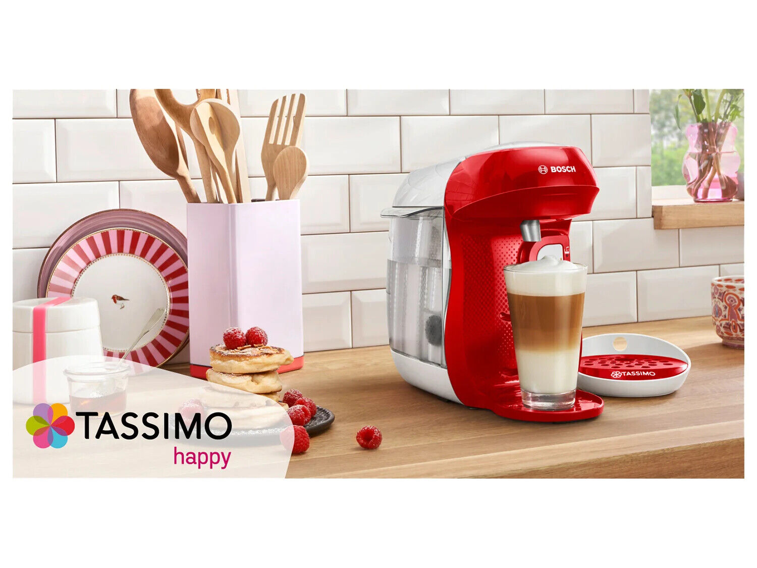 Bosch Tassimo Style Friendly TAS112E – Kapselmaschine 1400W, Schwarz | Über 70 Getränke, One-Touch Bedienung, INTELLIBREW & Nachhaltiges Design