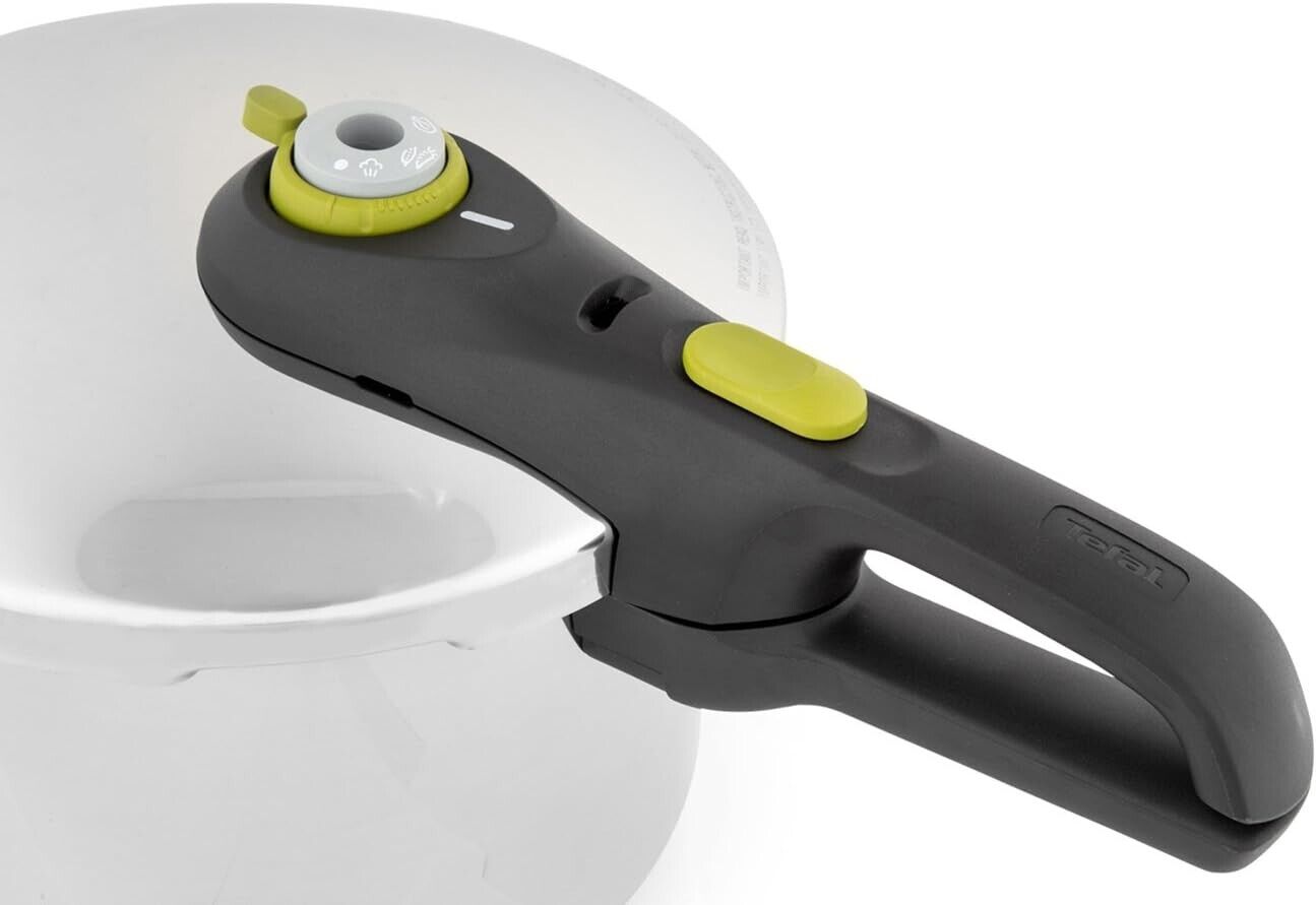 Tefal Secure 5 Schnellkochtopf P25307 | inklusive Dampfkorb mit Dreifuß | 6 L Fassungsvermögen | Hochwertiger Edelstahl | 5-Fach Sicherheitssystem | Geeignet für alle Herdarten, inklusive Induktion