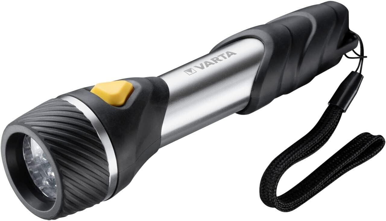 VARTA flashlight with 9 LEDs including 2x AA batteries, Day Light Multi LED F20...