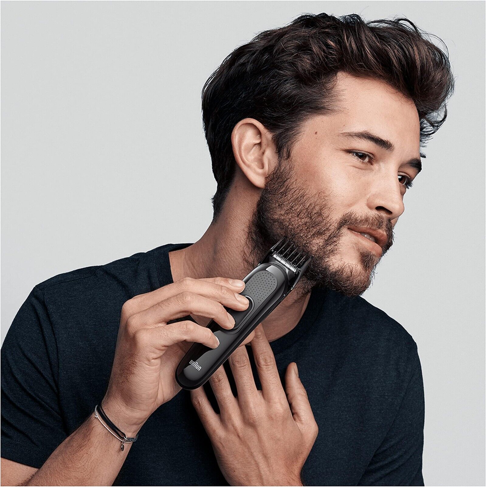 Braun 6-in-1 Bartschneider mit Haar und Nasentrimmer für Bart Gesichts  Rasierer