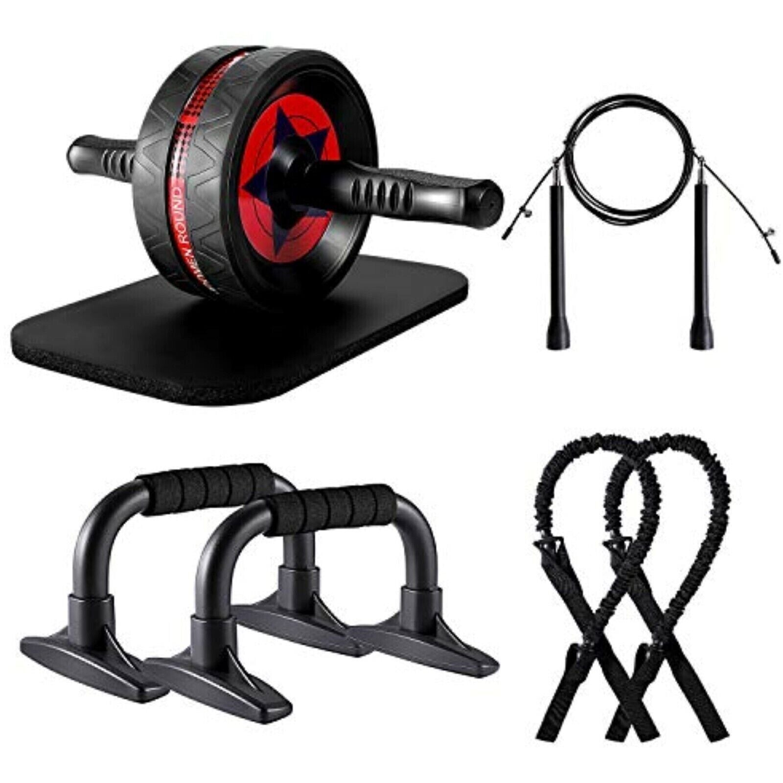 Set of 4 abdominal rollers AB Wheel Roller abdominal trainer abdominal muscle trainer fitness new