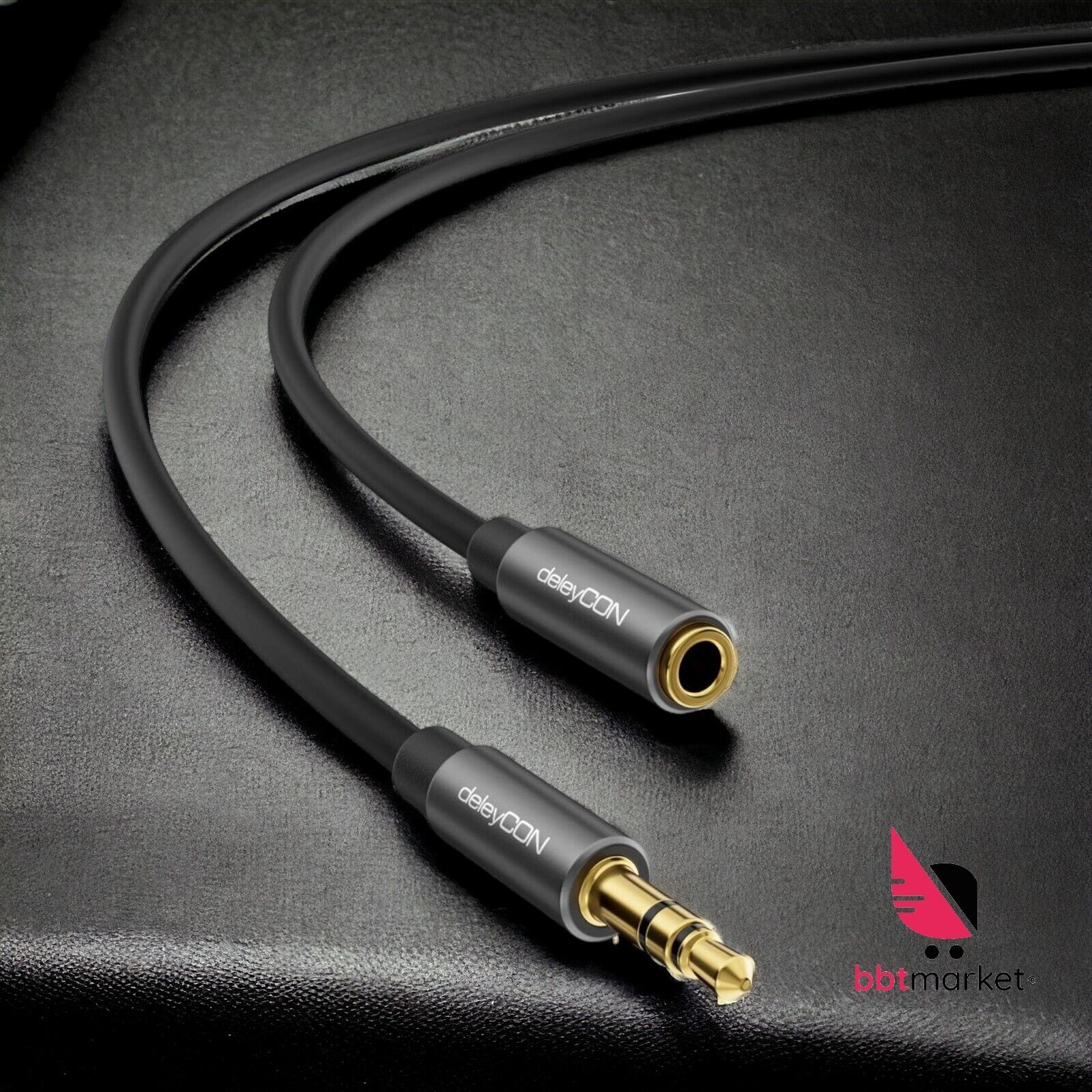0,5m Klinke Audio Stereo AUX Kabel Verlängerungskabel 3,5mm Klinkenkabel Audiokabel