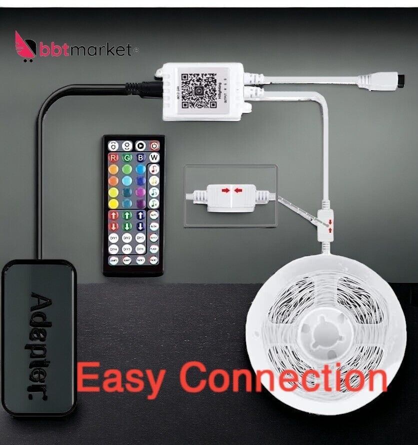 40m LED Stripe RGB Bar Strip Bluetooth Strip Band Light String New
