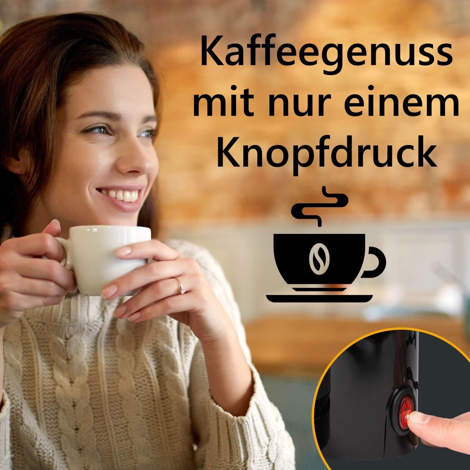 Clatronic KA 3327 Filterkaffeemaschine – 1L Thermoskanne, 8–10 Tassen, Aromaverschluss