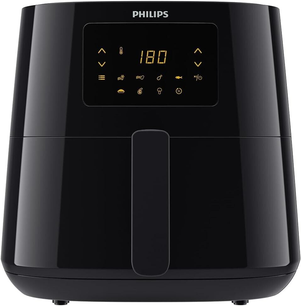 Philips Essential Airfryer XL Fryer-2000W, Black Hot Air Fryer Kitchen 