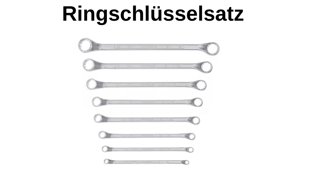 PARKSIDE Gabel- / Ring- / Gabel- Ringschlüsselsatz , 8 tilg Chrom-Vanadium-Stahl