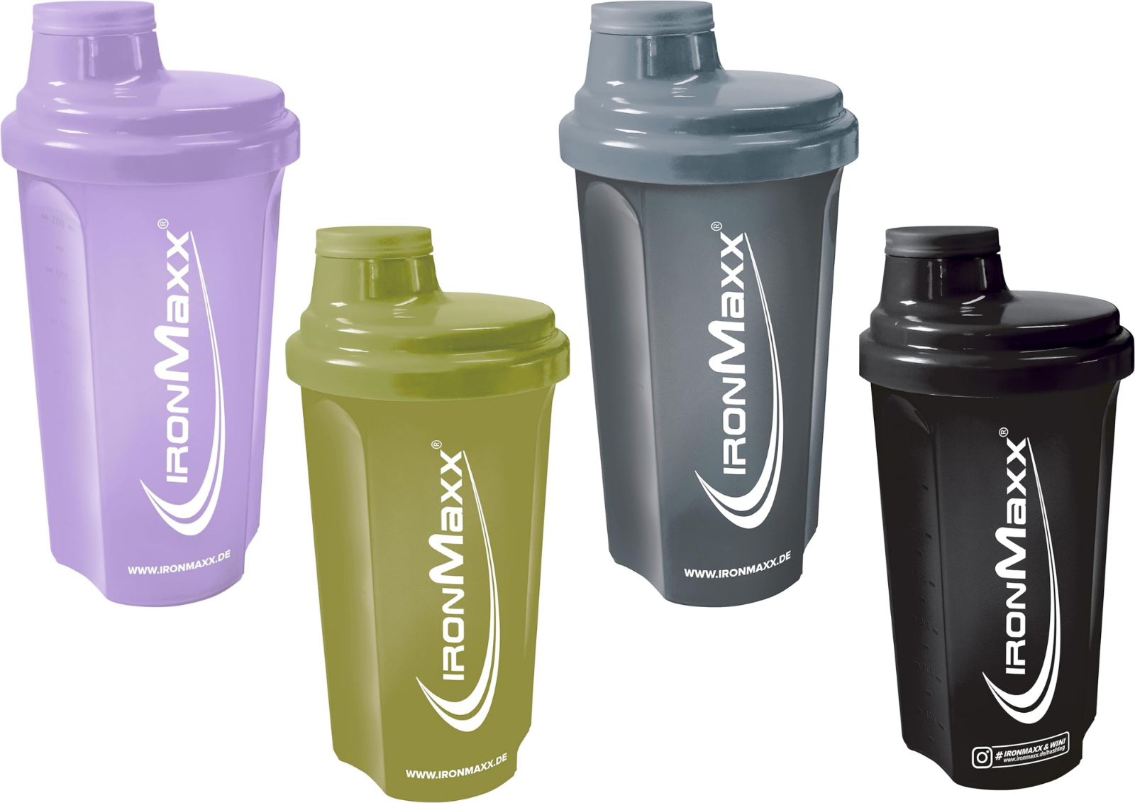 IronMaxx Eiweiß Shaker -mit Sieb & Schraubdeckel 700ml | Proteinshaker