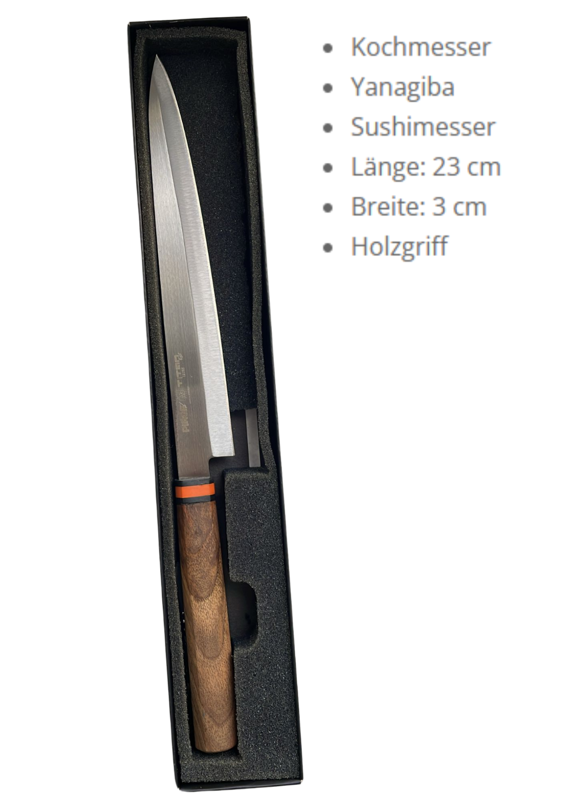 Pirge Geschmiedet Küchenmesser mit Titan-Klinge & Holzgriff – Chefmesser, Sushimesser oder Nakiri