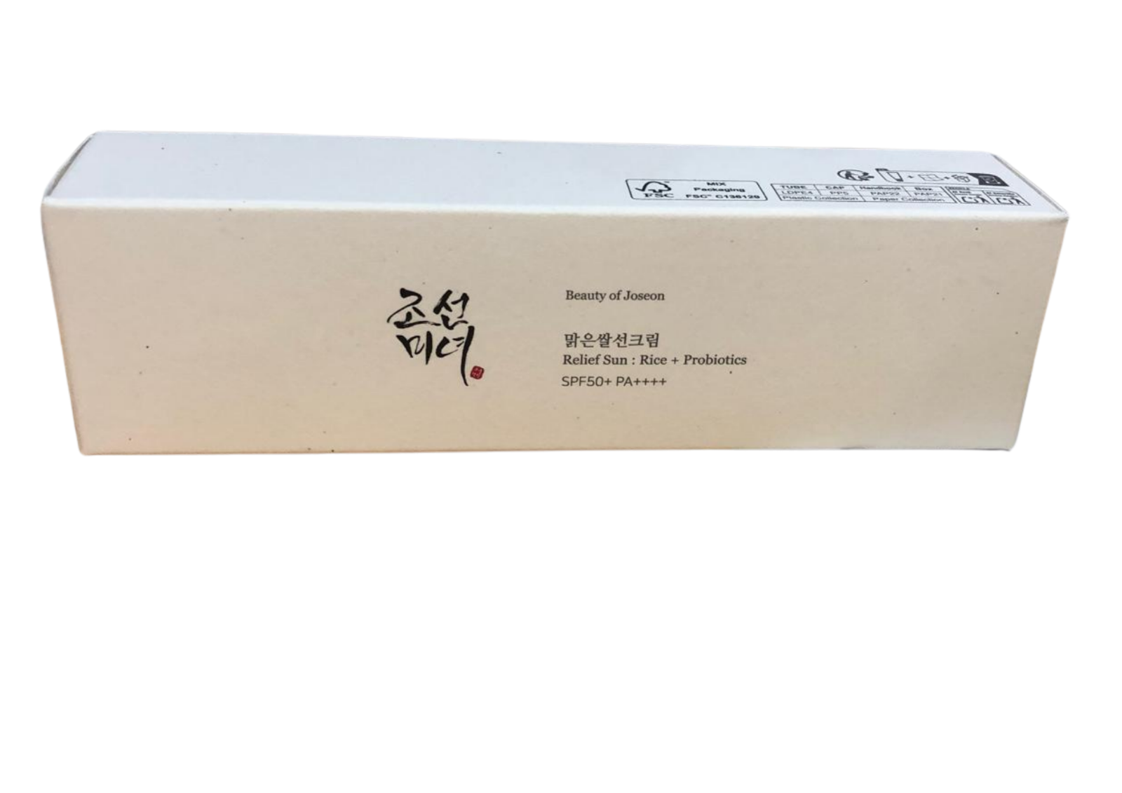 Beauty of Joseon Relief Sun SPF50+ Sonnencreme 50ml Reis & Probiotika