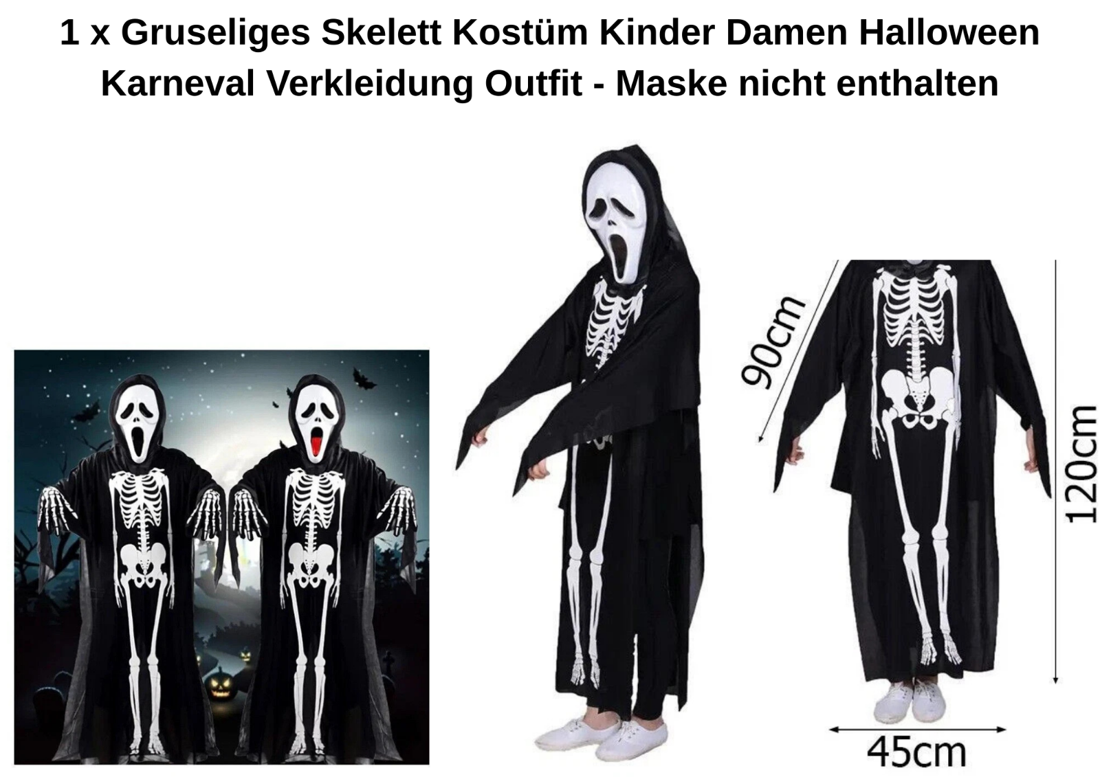 Halloween Dekoration Set 8-teilig – Partydeko & Festliche Dekoideen