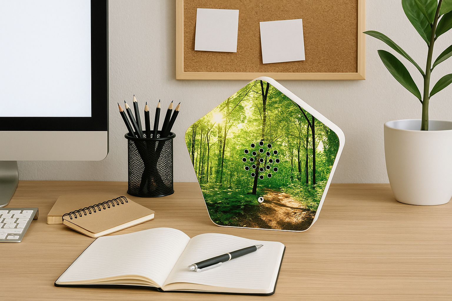 Sound of Nature Box – Naturklänge für Entspannung, mit Bewegungssensor & 12 Wechselbildern