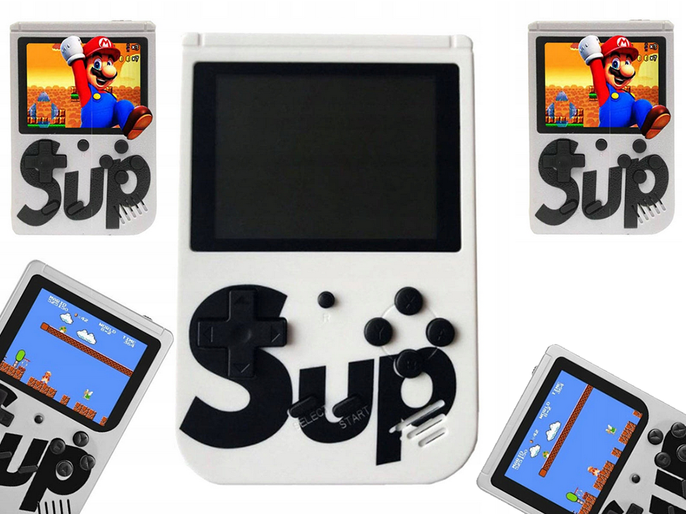 Retro Handheld Spielkonsole – Mini 3.0" LCD, 400 Klassiker Spiele, TV-Ausgang & 2-Spieler-Pad