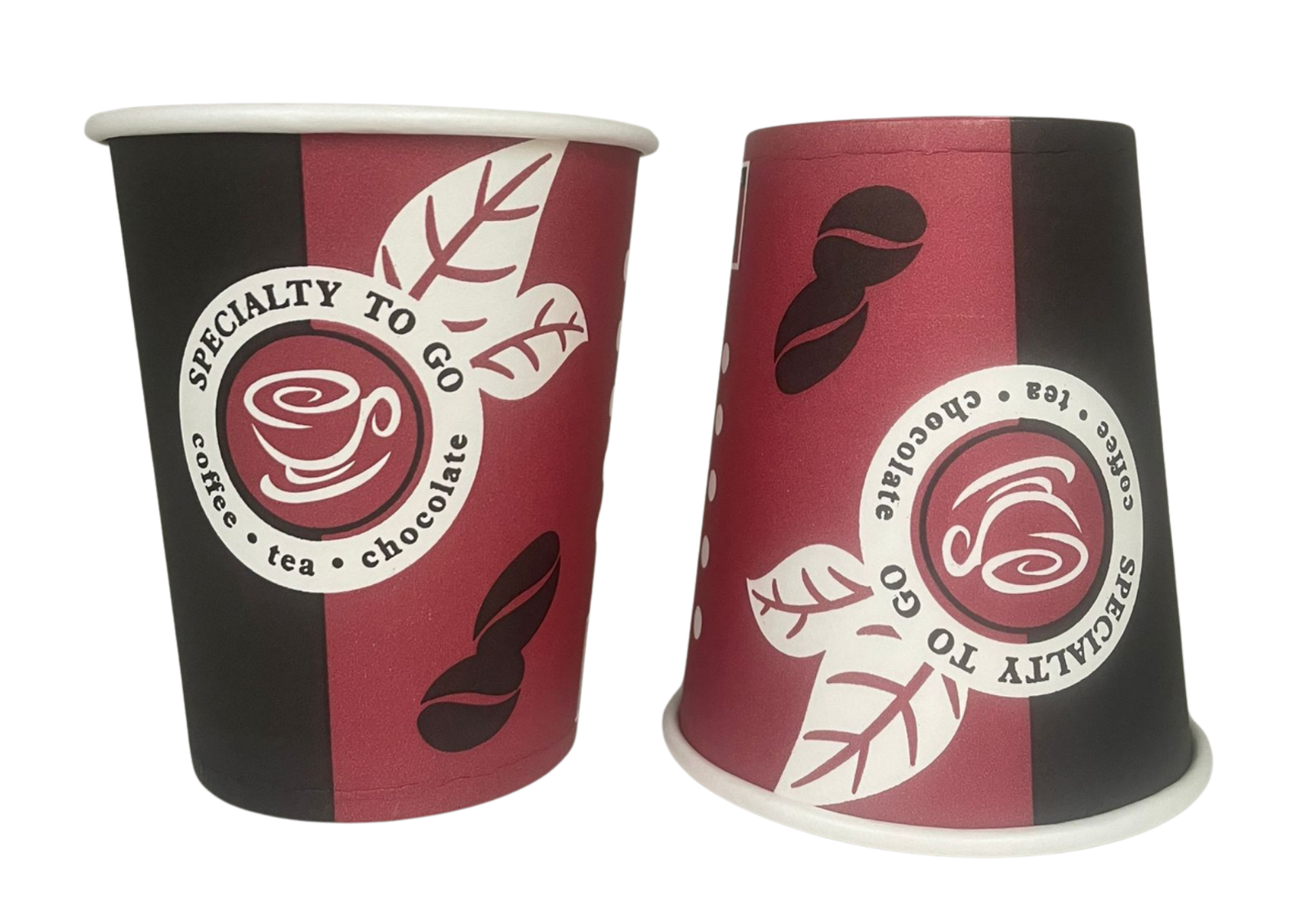 1000 Pappbecher 200 ml 8oz – Einweg Kaffee To Go Becher für Gastronomie Büro Events