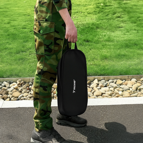 Klappbarer Campingstuhl mit Tragetasche – Leichter Angelstuhl Strandstuhl bis 120kg