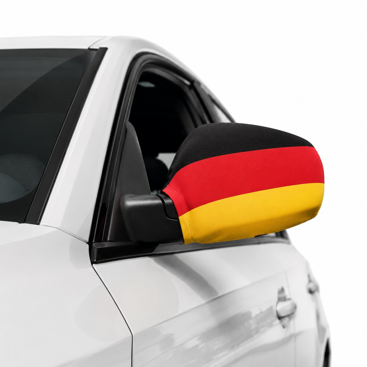 Deutschland Spiegelfahne 2er Set Auto Spiegel Flagge WM EM Fanartikel