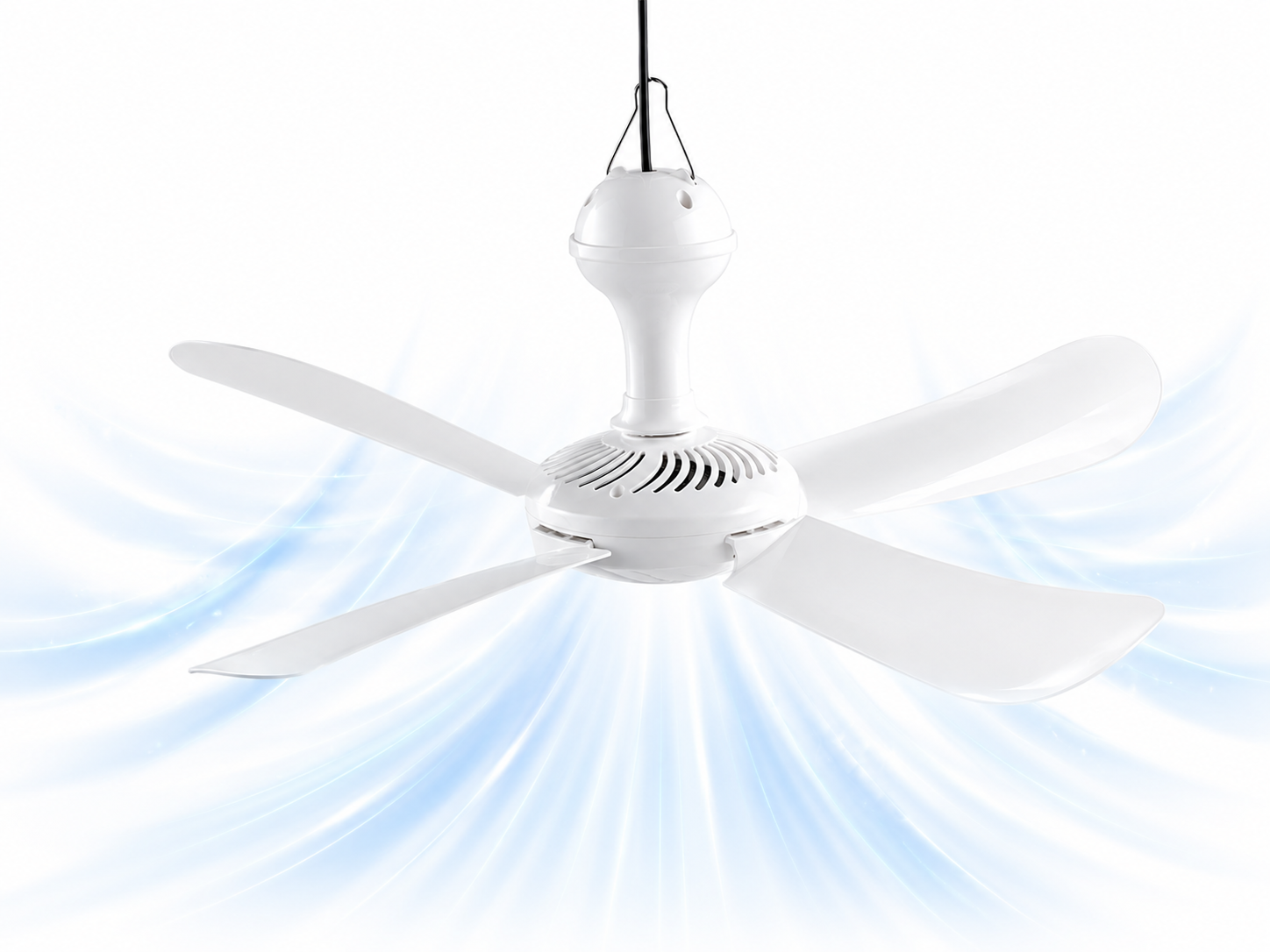 Sichler Deckenventilator Camping Ventilator 53cm Leise 230V zum Hängen